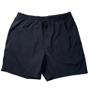 Reel‎ Life Shorts Mens XL Black with Turquoise Brief Liner Athletic Outdoors